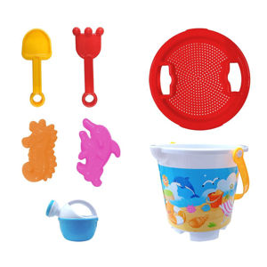 Imagen de Balde con accesorios para playa 7 piezas - Juguete playa