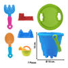 Imagen de Balde con accesorios para playa 7 pc.