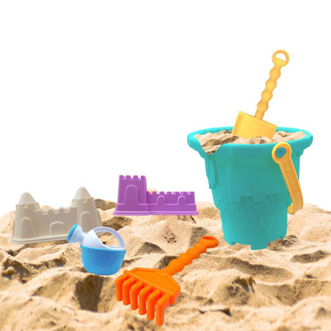 Imagen de Balde con accesorios para playa 6 pc.