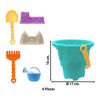 Imagen de Balde con accesorios para playa 6 pc.