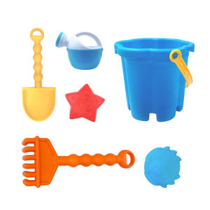 Imagen de Balde con accesorios para playa 7 pc.