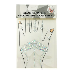 Imagen de Piedritas stickers brillo para decoración de Manos