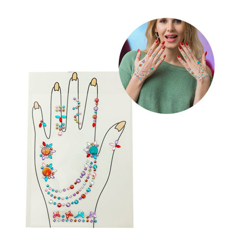 Imagen de Piedritas Sticker Strass Decoración Para Manos