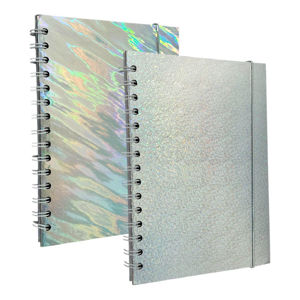 Imagen de Libreta Tapa dura con espiral y elástico - Diseños Surtidos