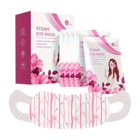 Imagen de Máscara relajante para ojos - Máscara vapor Anti ojeras  Alivio de la fatiga ocular