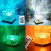 Imagen de Lampara cubo cristal con control remoto 16 colores-USB