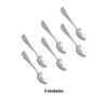 Imagen de Cucharas  Set x 6 cucharas en acero inoxidable