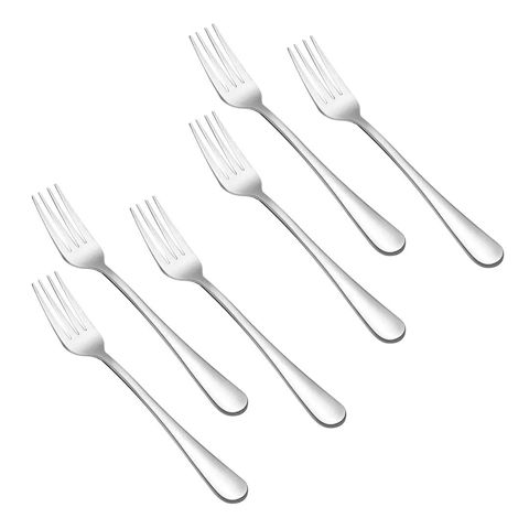 Imagen de Tenedores de postre Set x 6 piezas en acero inoxidable