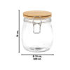 Imagen de Frasco de vidrio tapa madera cierre hermético 800ml