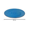 Imagen de Plato ceramica redondo liso-26,5cm.-colores surtidos