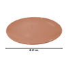 Imagen de Plato ceramica redondo liso color-26,5cm.-4 colores
