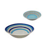 Imagen de Plato ceramica redondo hondo circulos color -22,5cm.-colores