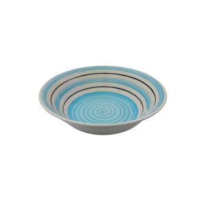 Imagen de Plato ceramica redondo hondo circulos color -22,5cm.-colores