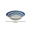 Imagen de Plato ceramica redondo hondo circulos color -22,5cm.-colores