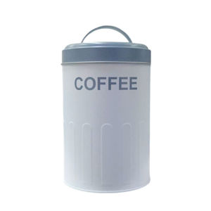 Imagen de Tarro metal gris con tapa para cocina- Diseños surtidos