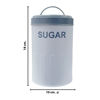 Imagen de Tarro metal gris con tapa para cocina- Diseños surtidos