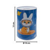 Imagen de Alcancia lata estampdo infantil-azul-15x10cm-3 diseños