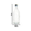 Imagen de Botella de vidrio con tapa metalica-1 litro