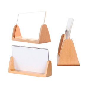 Imagen de Portaretrato con base de madera - Horizontal