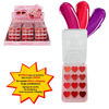 Imagen de Brillo labial Ushas - corazones 12 tonos- UC095A
