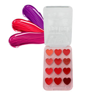 Imagen de Brillo labial Ushas - corazones 12 tonos- UC095A