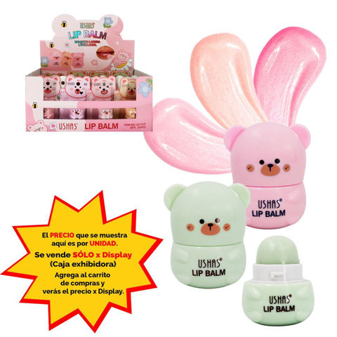 Imagen de Lapiz labial Ushas- balsamo osito en blister- UC127F