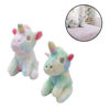 Imagen de Peluche unicornio multicolor-3 tonos-24cm.