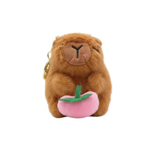 Imagen de Llavero peluche capibara Diseños con fruta
