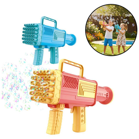 Imagen de Burbujero Pistola Bazooka 36 salidas- Juguete