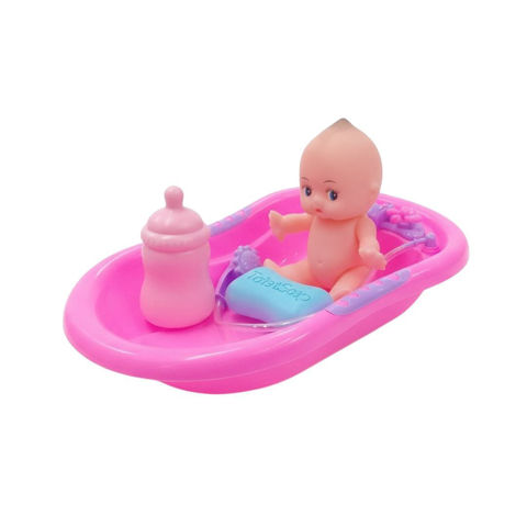 Imagen de Muñeca Bebé con bañito y accesorios