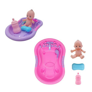 Imagen de Muñeca Bebé con bañito y accesorios