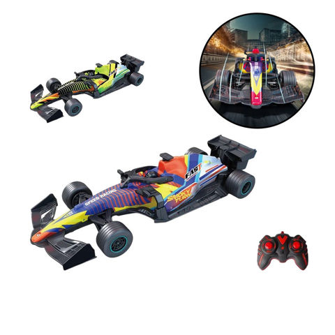 Imagen de Auto F1 a control remoto - Ruedas con luces