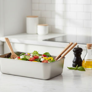 Imagen de Vianda recipiente metal con tapa transparente