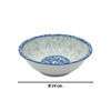 Imagen de Bowl ceramica estampado interior-22,8cm. Gris con azul