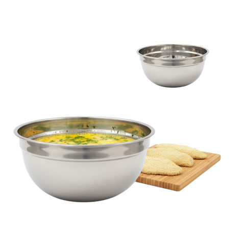 Imagen de Bowl redondo acero inox. 19,5cm.