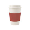 Imagen de Vaso Take Away con tapa y banda de protección calor y antideslizante