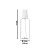 Imagen de Botella Frasco plástico de viaje Dispensador con tapa 150ml