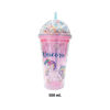 Imagen de Vaso con tapa y sorbito  Diseño Unicornios