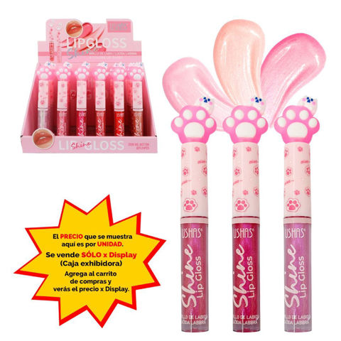 Imagen de Brillo labial Ushas-6 tonos - UC170A