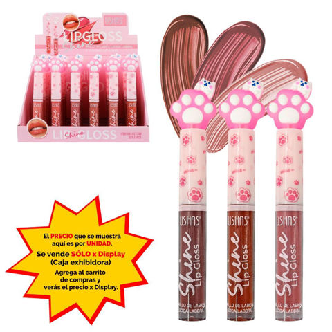 Imagen de Brillo labial Ushas-6 tonos - UC170B