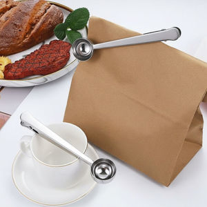 Imagen de Cuchara 2 en 1 Café o Té  - Medidora y Clip cierra bolsa