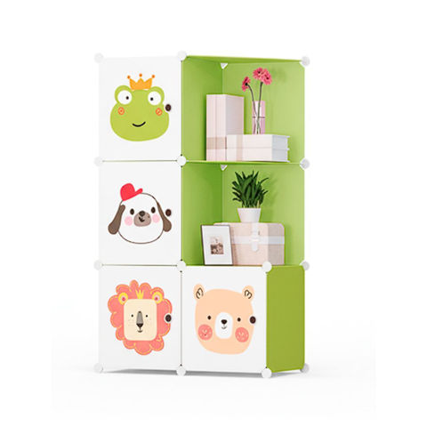 Imagen de Ropero Organizador Infantil Armable con puertas y estantes