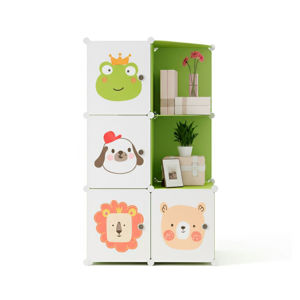 Imagen de Ropero Organizador Infantil Armable con puertas y estantes