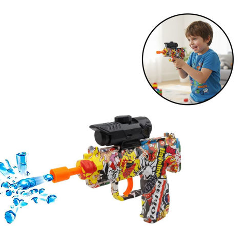 Imagen de Pistola estampada lanza pelotitas de gel-16x11cm-4 diseños