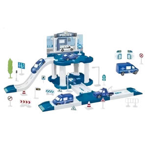 Imagen de Estacionamiento para armar-estacion de policia-40 piezas-en