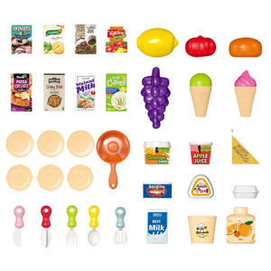 Imagen de Cocina para armar con accesorios en caja-53 piezas- 32x44x9c