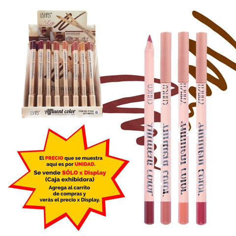 Imagen de Lapiz delineador Ushas para labios-P1028B