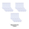 Imagen de Medias lisas blancas X 12 pares