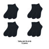 Imagen de Medias lisas negras X 12 pares