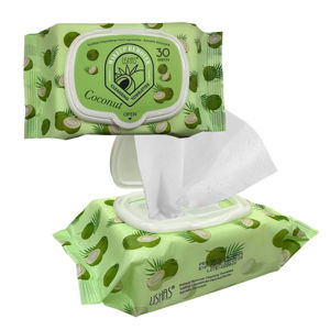 Imagen de Toallas desmaquillante Ushas- Coco - 30 lienzos